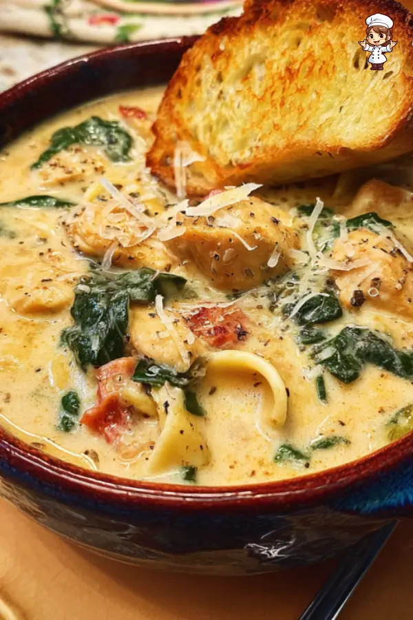 How to Make Creamy Chicken and Spinach Soup