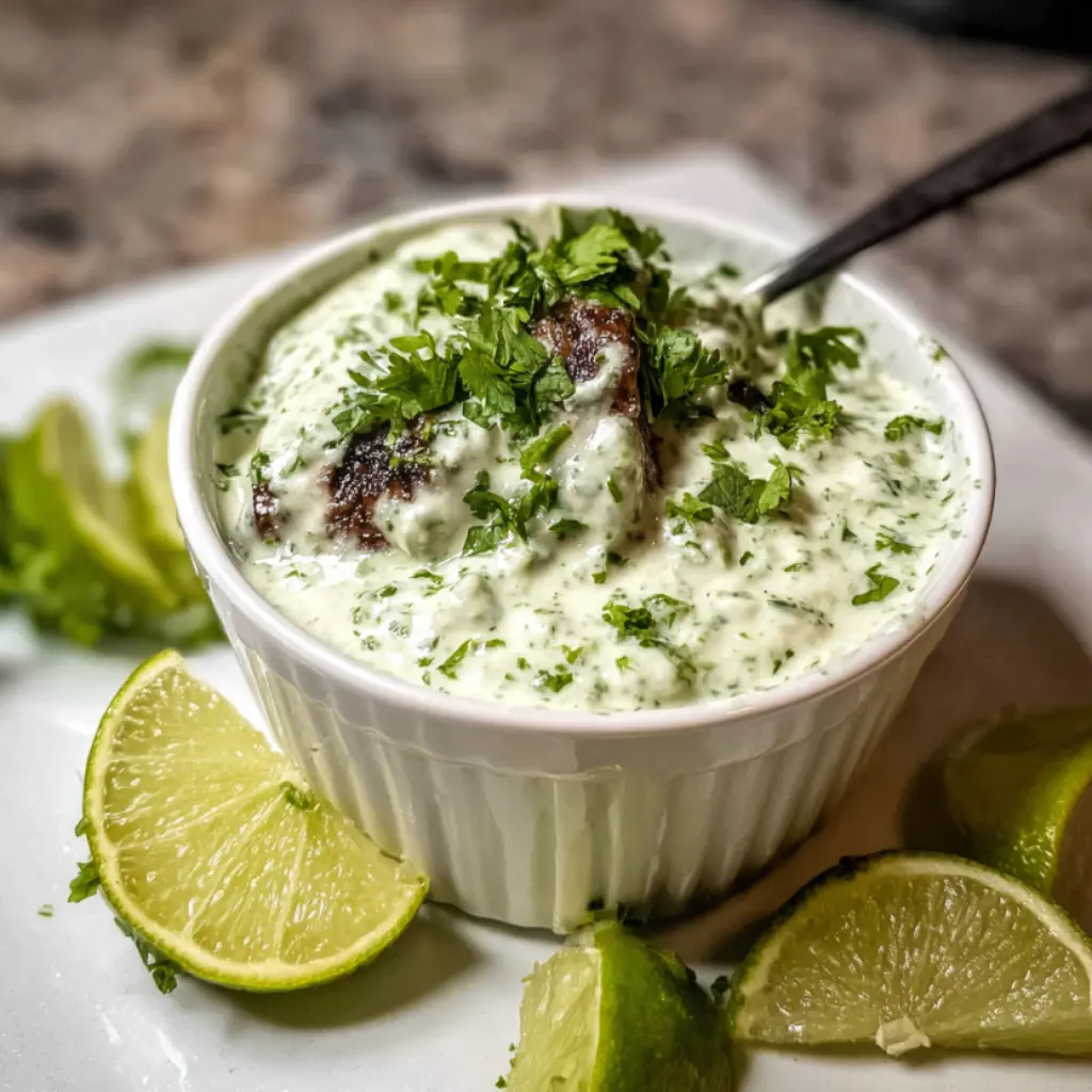 How to Make Creamy Garlic Lime Cilantro Sauce