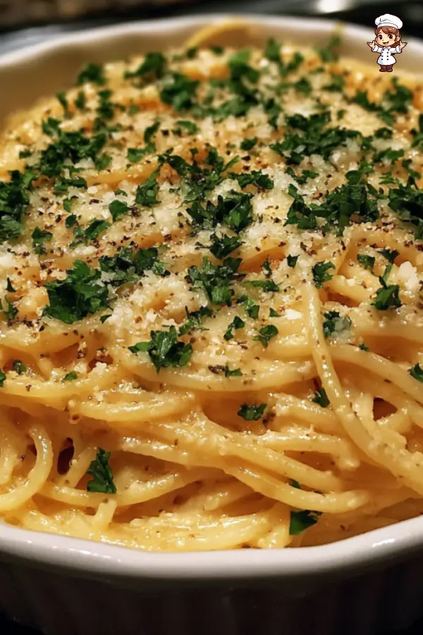 How to Make Creamy Garlic Parmesan Spaghetti