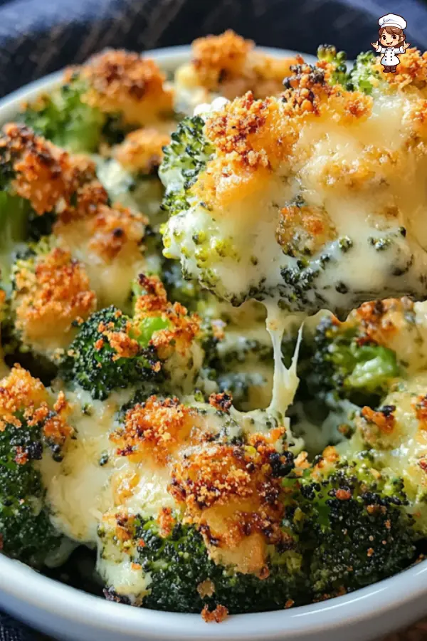 How to Make Crispy Cheese Baked Broccoli 