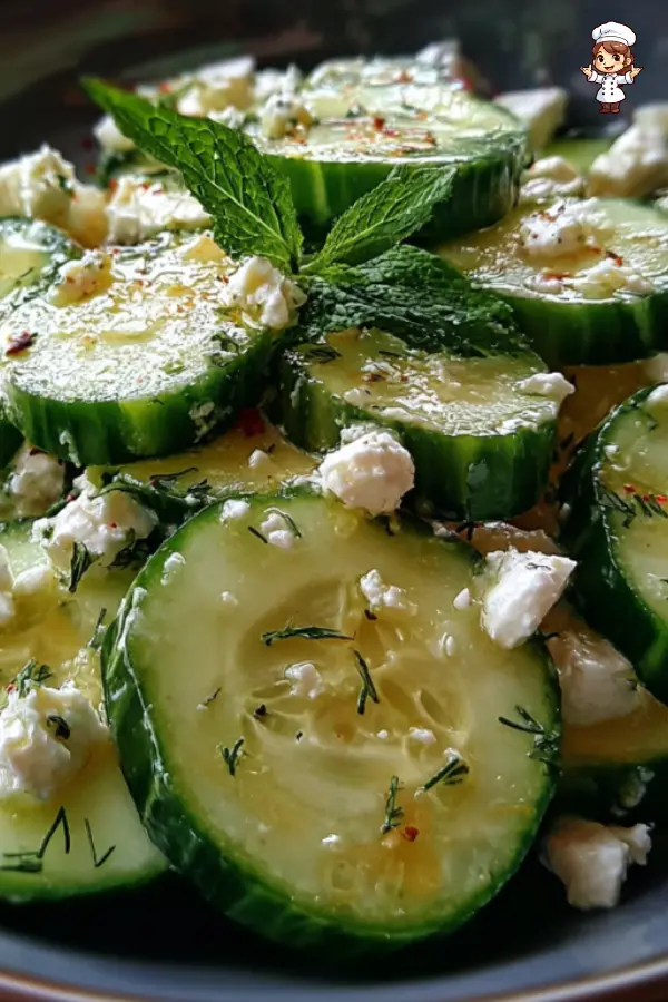 How to Make Cucumber Feta Salad