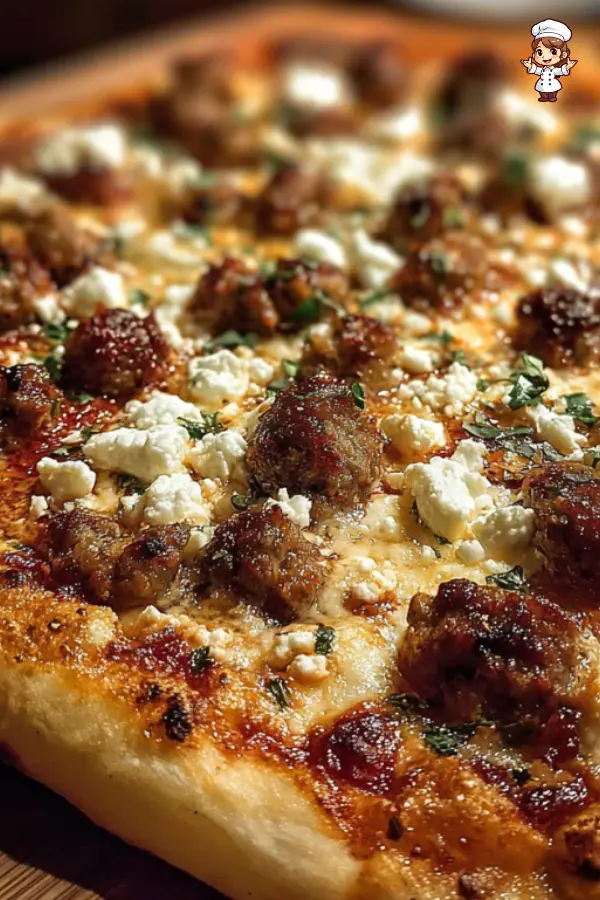 How to Make Hot Sausage Feta Honey Pizza 