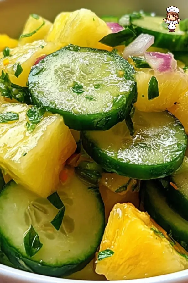 How to Make Pineapple Cucumber Salad 