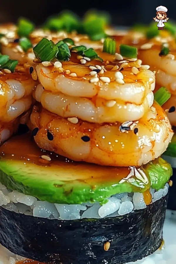 How to Make Spicy Shrimp Sushi Stacks