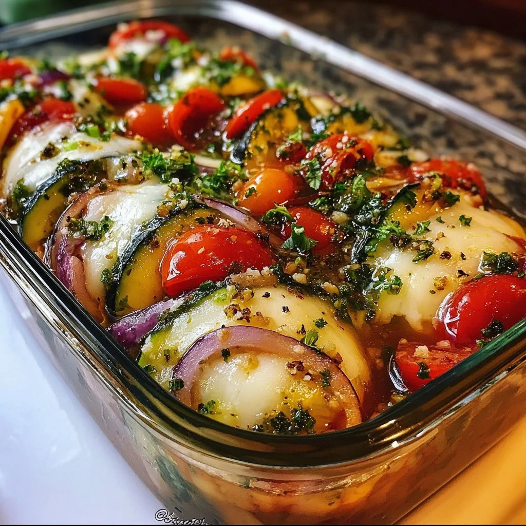 Deliciously stuffed Eggplant Roll-Ups fresh from the oven