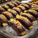 Chocolate-Dipped Frozen Banana Pops Recipe