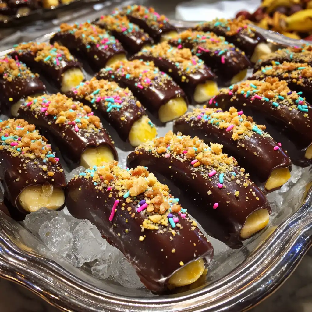 Chocolate-Dipped Frozen Banana Pops Recipe