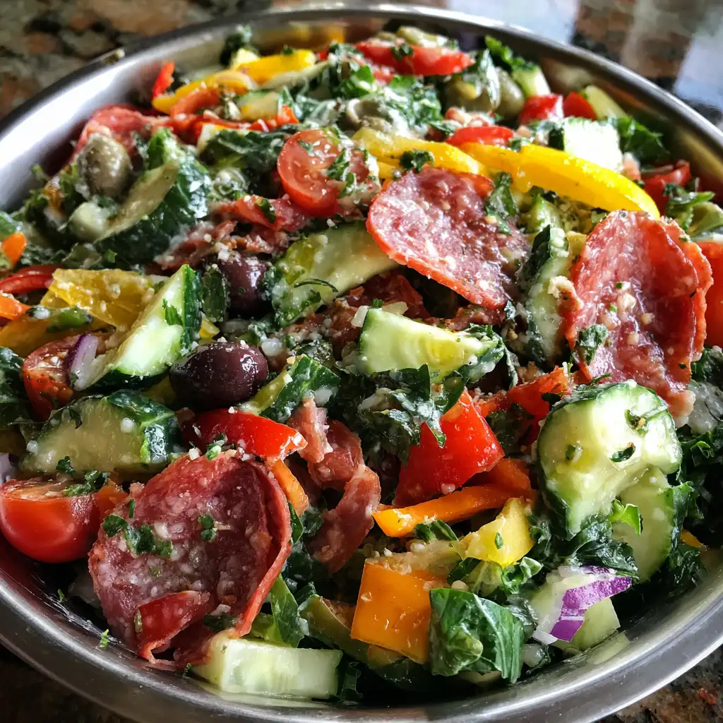 Chopped Italian Grinder Salad Recipe