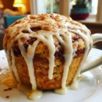 Cinnamon Roll Mug Cake