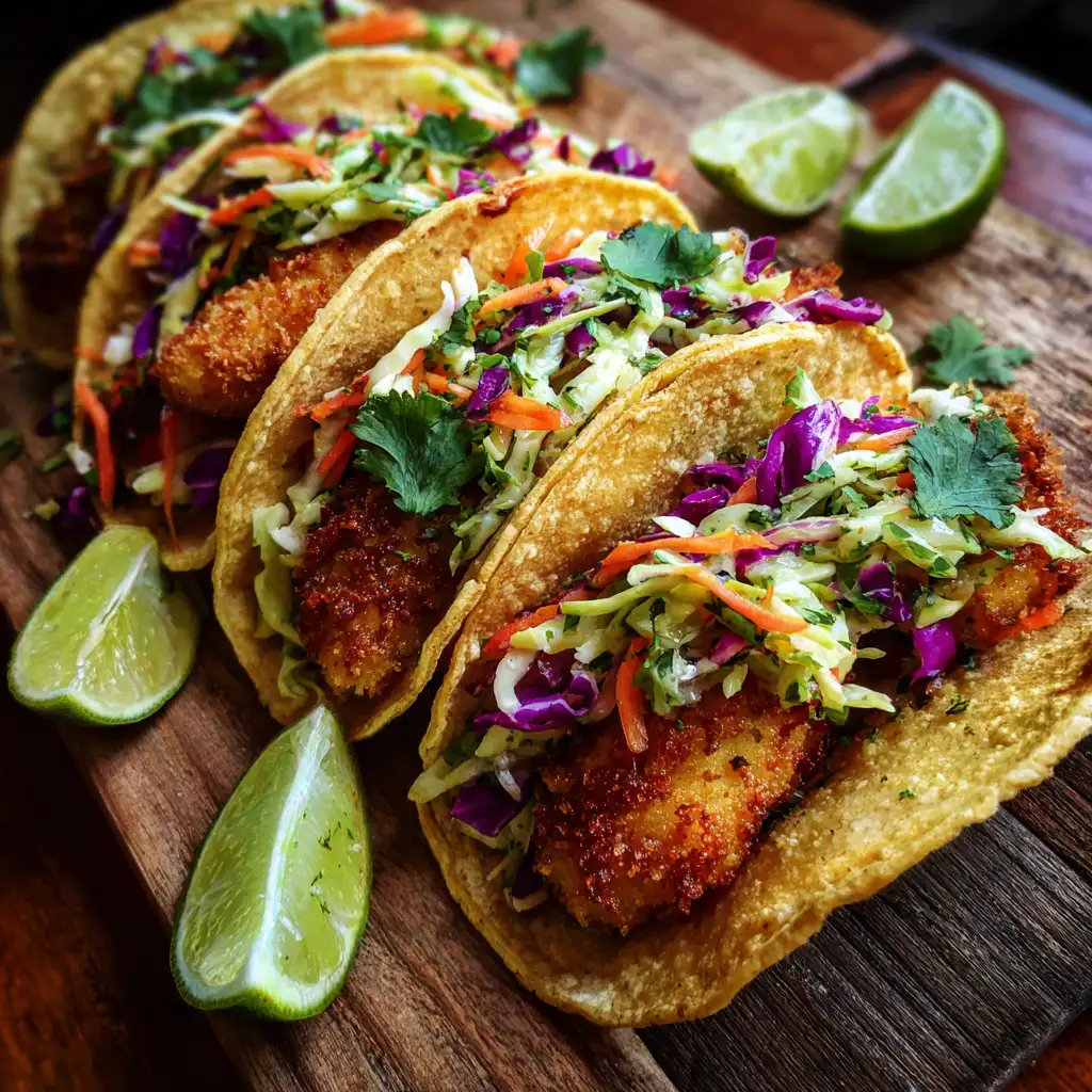 Crispy Baked Fish Tacos
