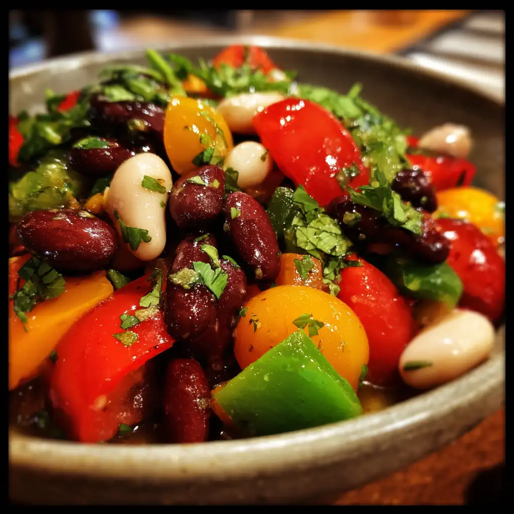 Dense Bean Salad Recipe