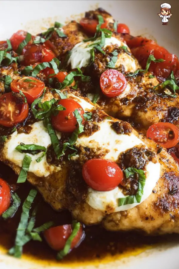 How to Make Balsamic Chicken with Tomato and Mozzarella