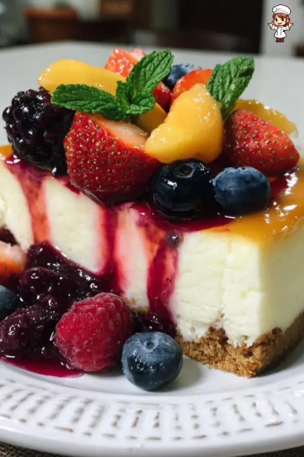 How to Make Fruit Topped Cheesecake