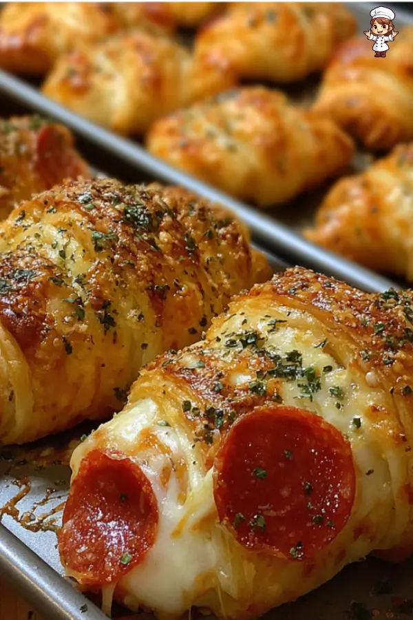 How to Make Mozzarella Pepperoni Croissant Rolls