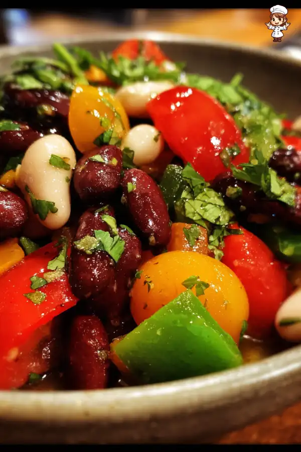 Ingredients for Dense Bean Salad Recipe