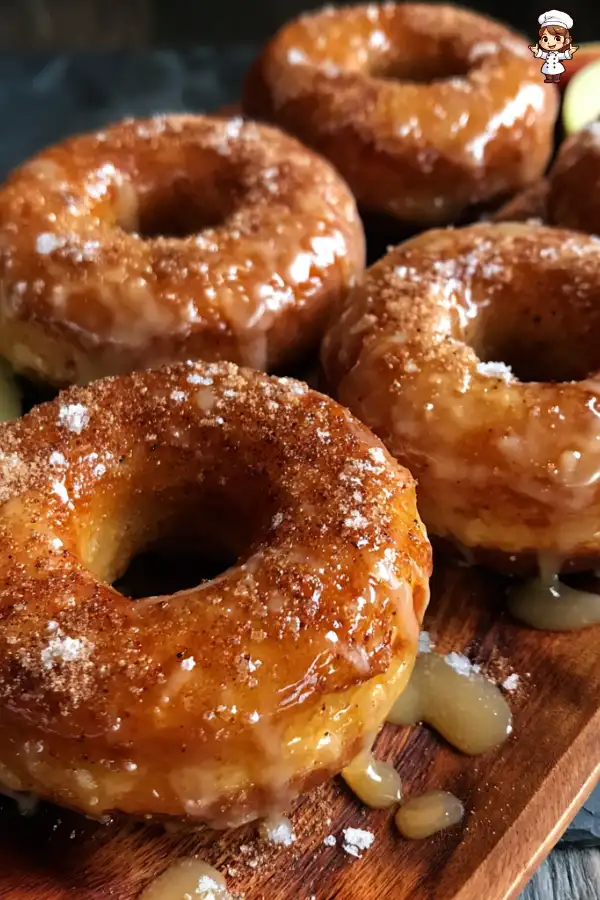 Preparation of Apple Cider Donuts with Glaze