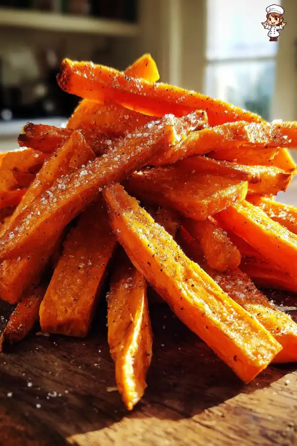 Preparation of Baked Sweet Potato Fries Recipe