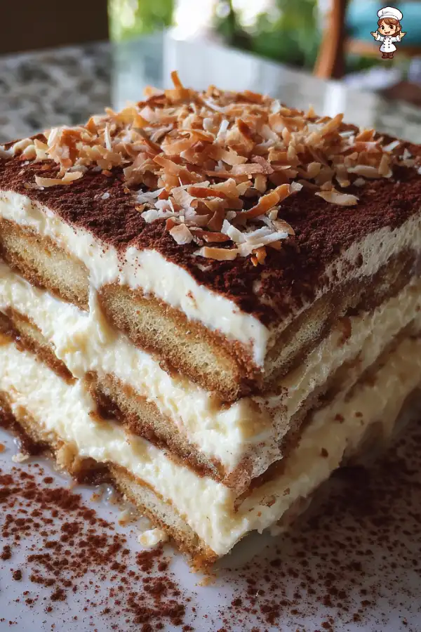 Preparation of Coquito Tiramisu Recipe