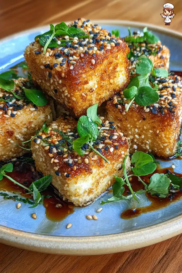 Preparation of Crispy Air Fryer Tofu Bites Recipe