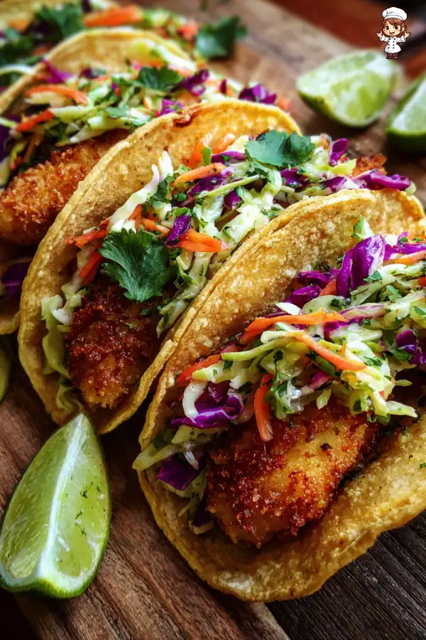 Preparation of Crispy Baked Fish Tacos