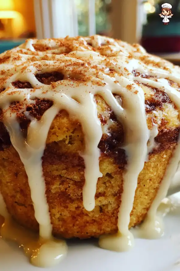 Preparation of the Cinnamon Roll Mug Cake Recipe