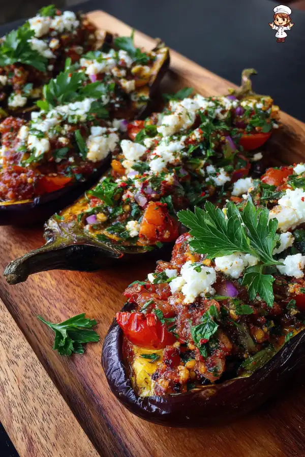 Step-by-Step Preparation of Mediterranean Stuffed Eggplant Recipe