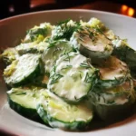 Creamy Cucumber Salad with Dill