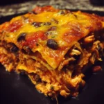 Crockpot Chicken Enchiladas Casserole