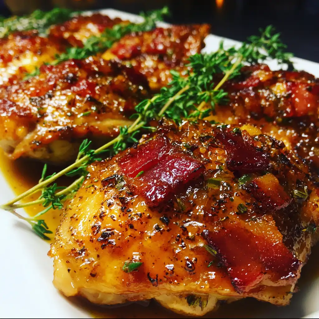 Maple Garlic Bacon Chicken Recipe