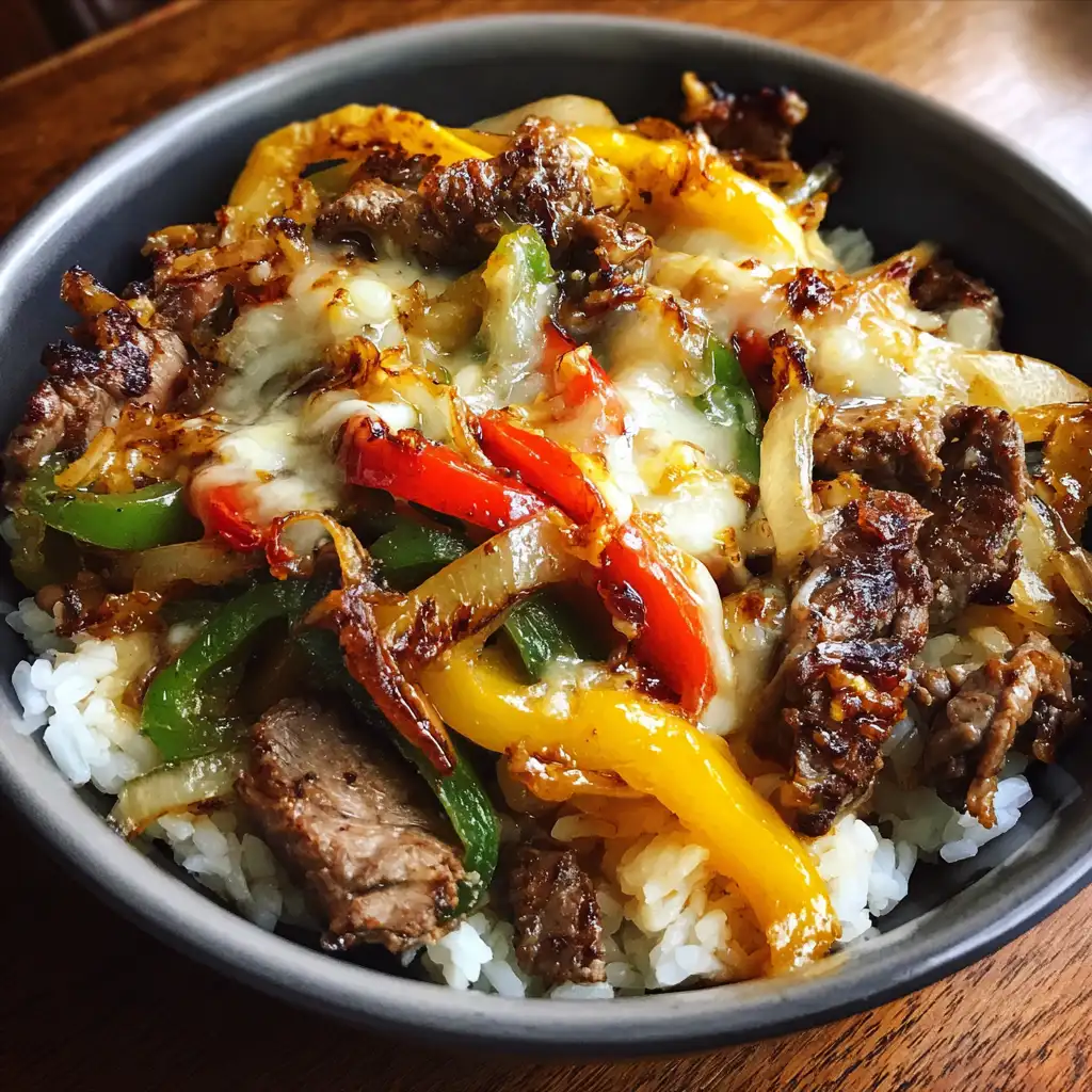 Philly Cheesesteak Bowls