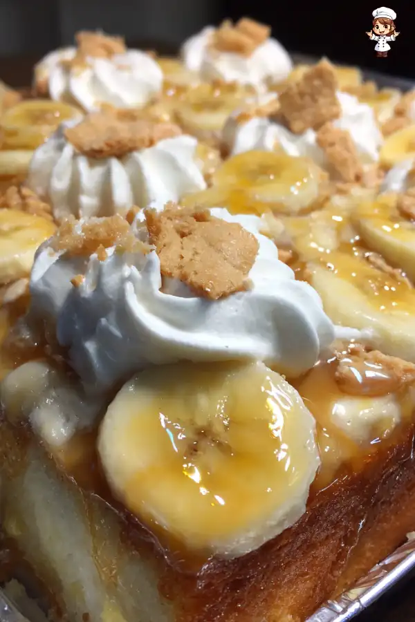 Preparation of Banana Pudding Poke Cake Recipe