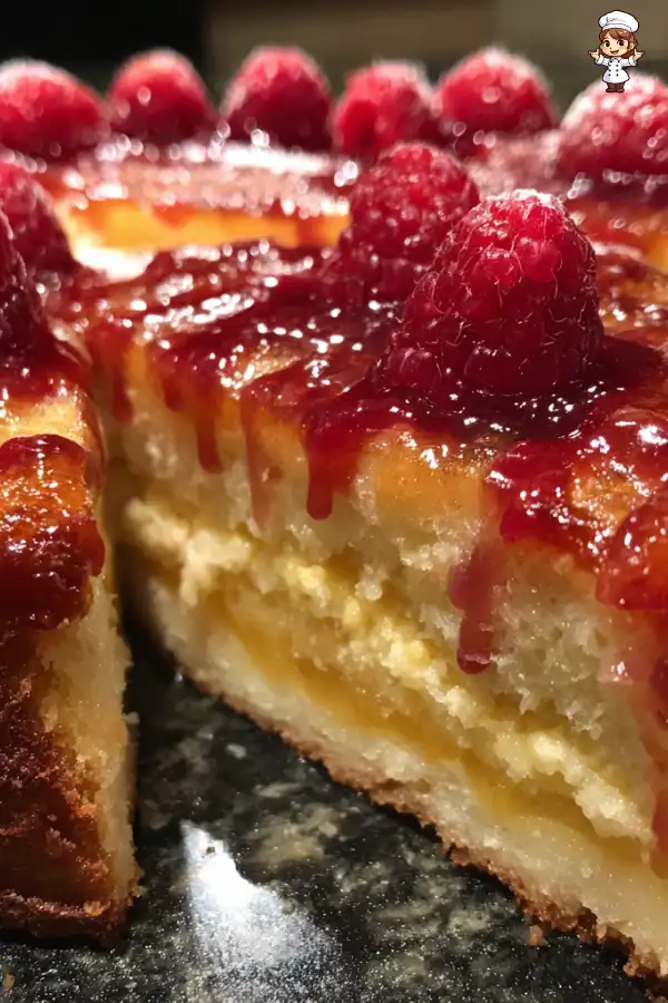 Preparation of Italian Vanilla Raspberry Cake