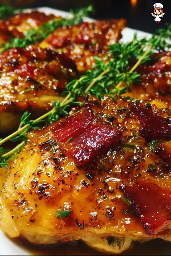 Preparation of Maple Garlic Bacon Chicken Recipe