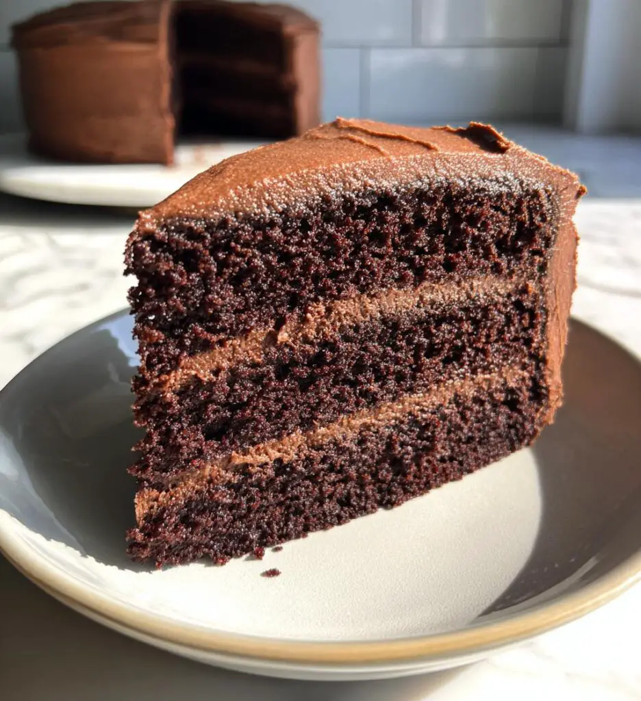 Black Cocoa Spider Cake