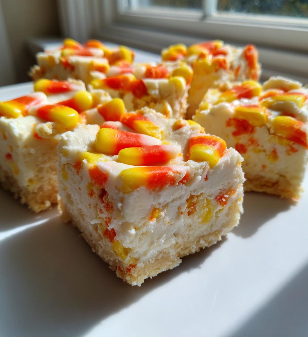 Candy Corn Fudge Bars - detail 1