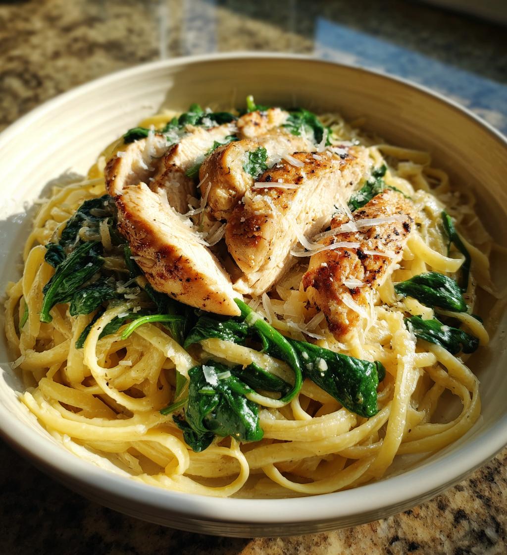 Easy Garlic Parmesan Chicken Pasta Recipe - detail 1
