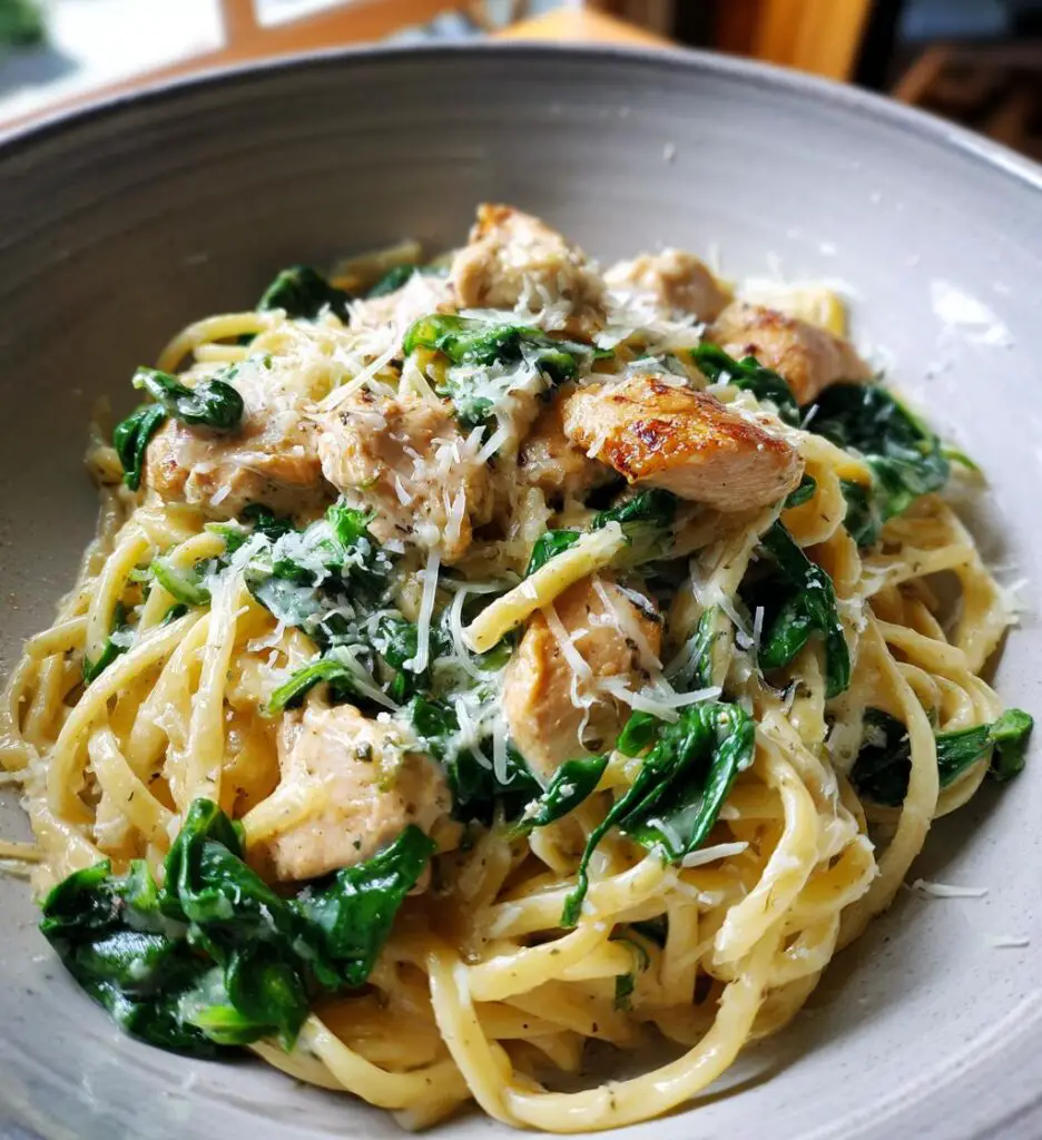 Easy Garlic Parmesan Chicken Pasta Recipe