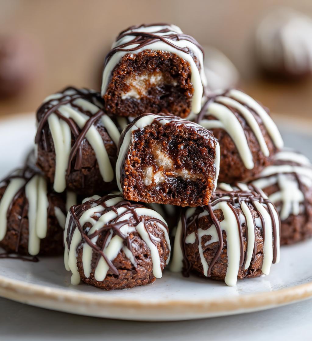 Mummy Brownie Bites