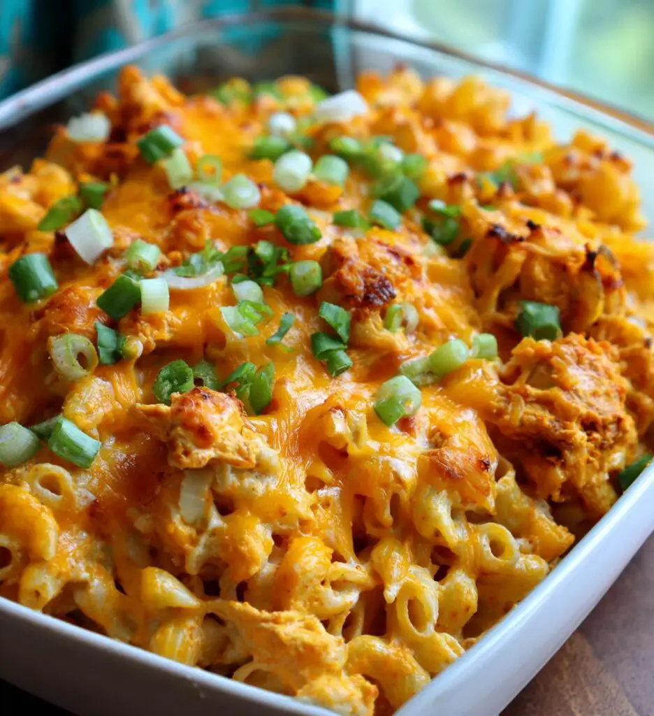 Ranch Buffalo Pasta Bake