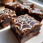 Spiderweb Brownies