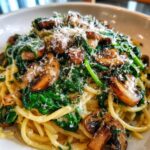 Spinach Mushroom Pasta