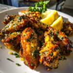 baked lemon garlic chicken wings