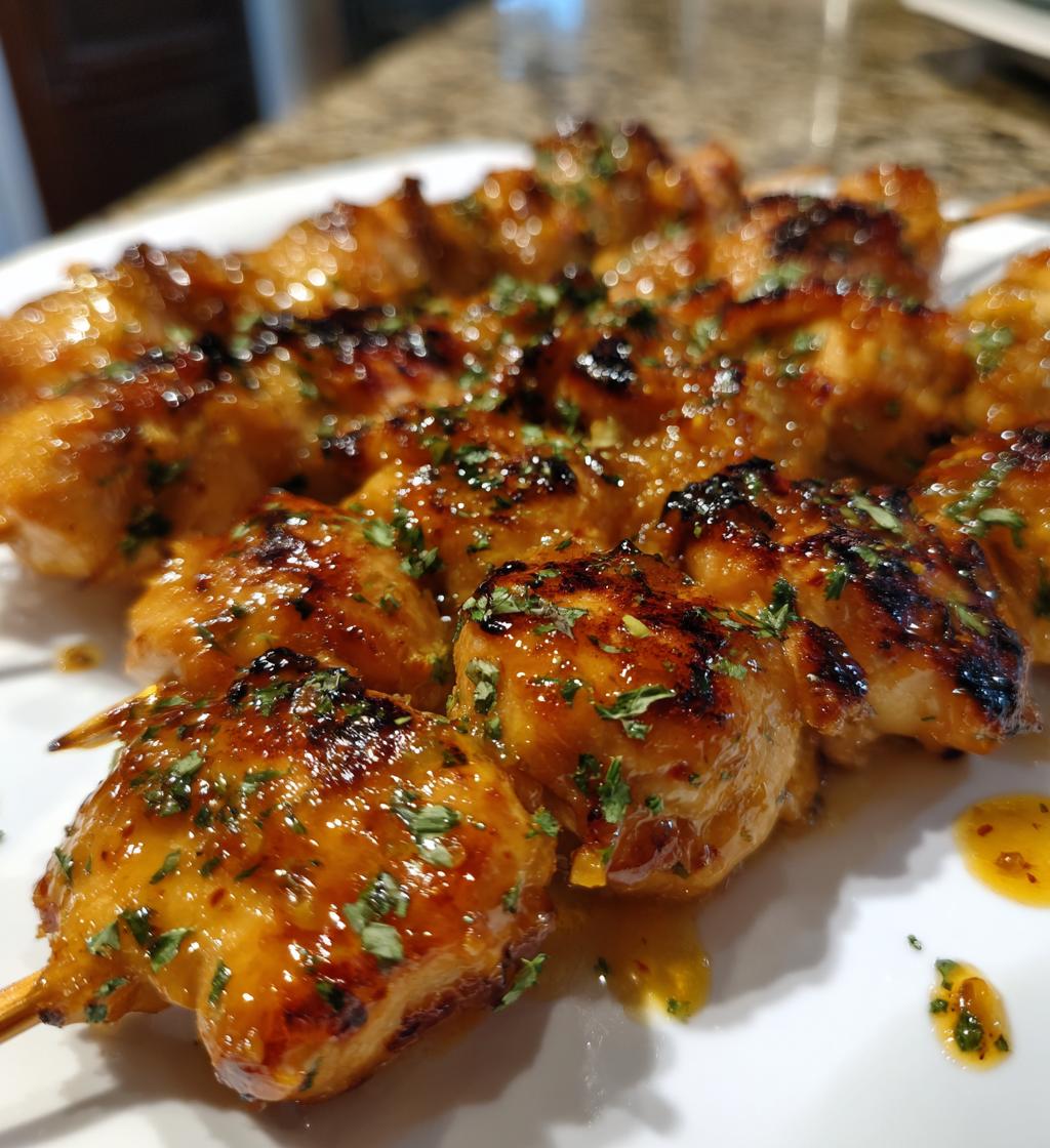 bang bang chicken skewers - detail 1