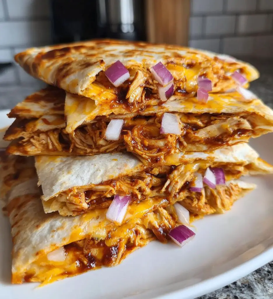 bbq chicken quesadillas