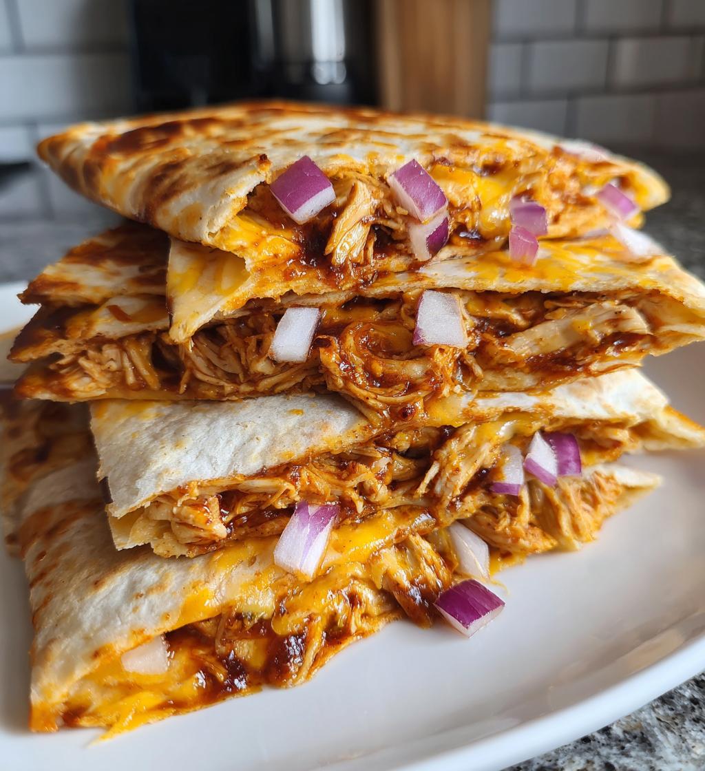 bbq chicken quesadillas