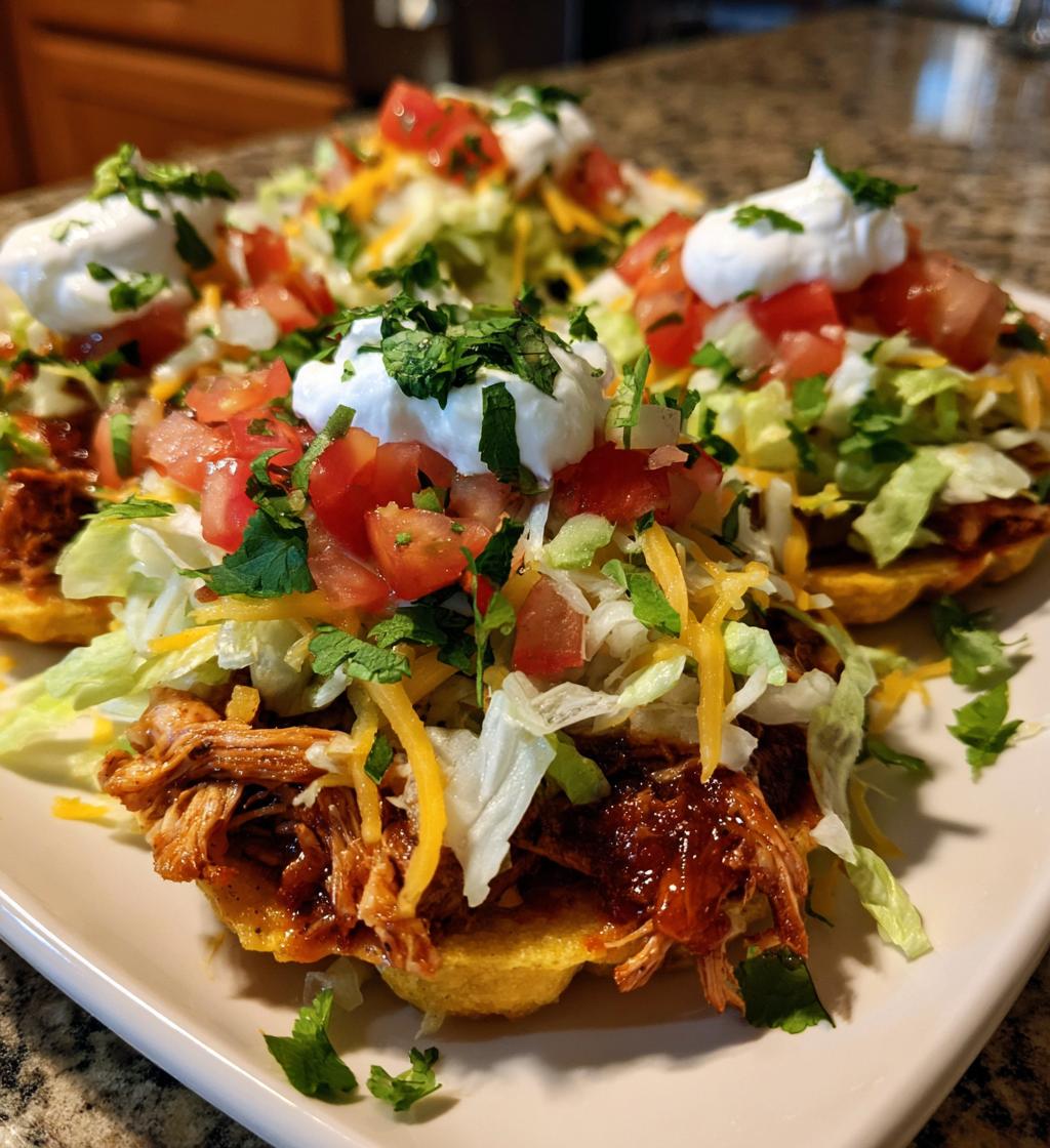 bbq chicken tostadas