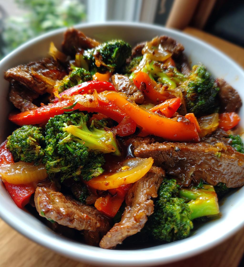 beef stir fry with vegetables