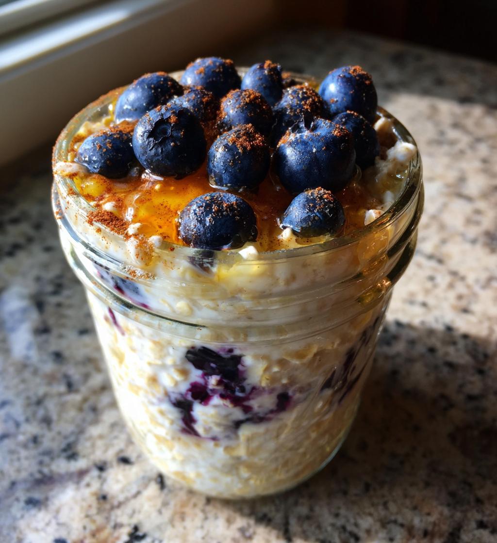 blueberry overnight oats