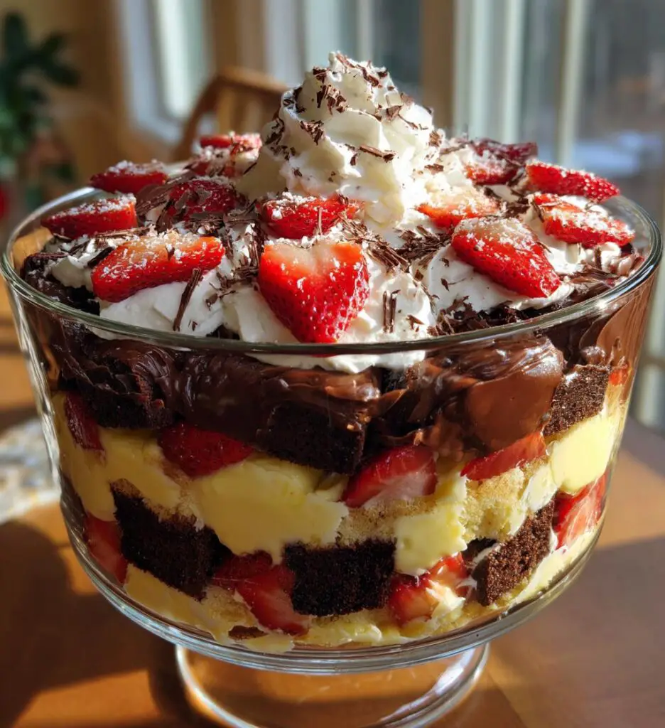 boston cream pie trifle