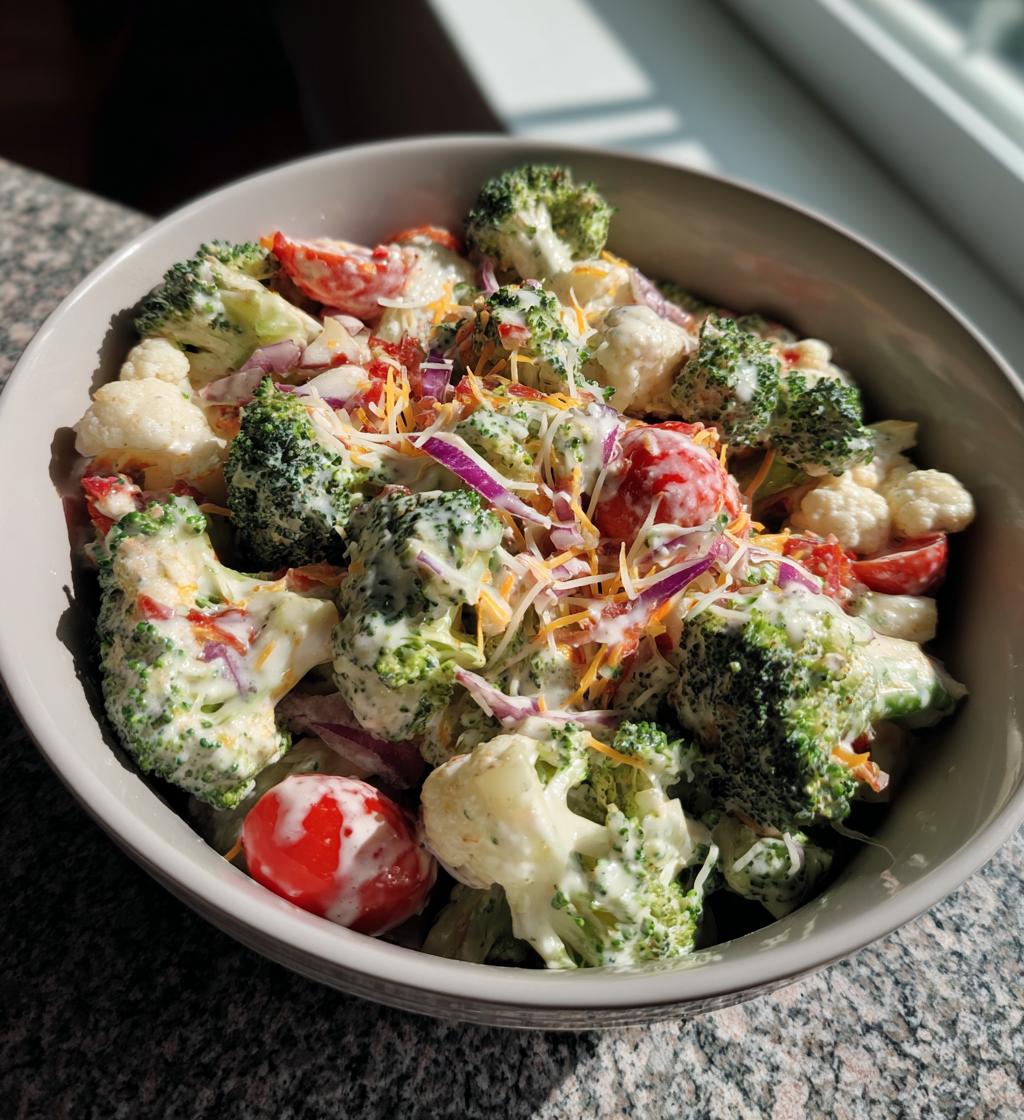 broccoli cauliflower salad